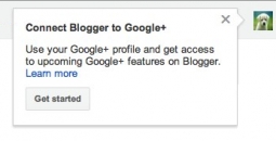 Google plus теперь и на Blogger